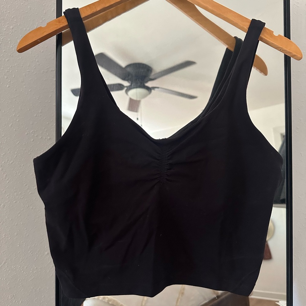 Lululemon - Black bra/tank - size 10
